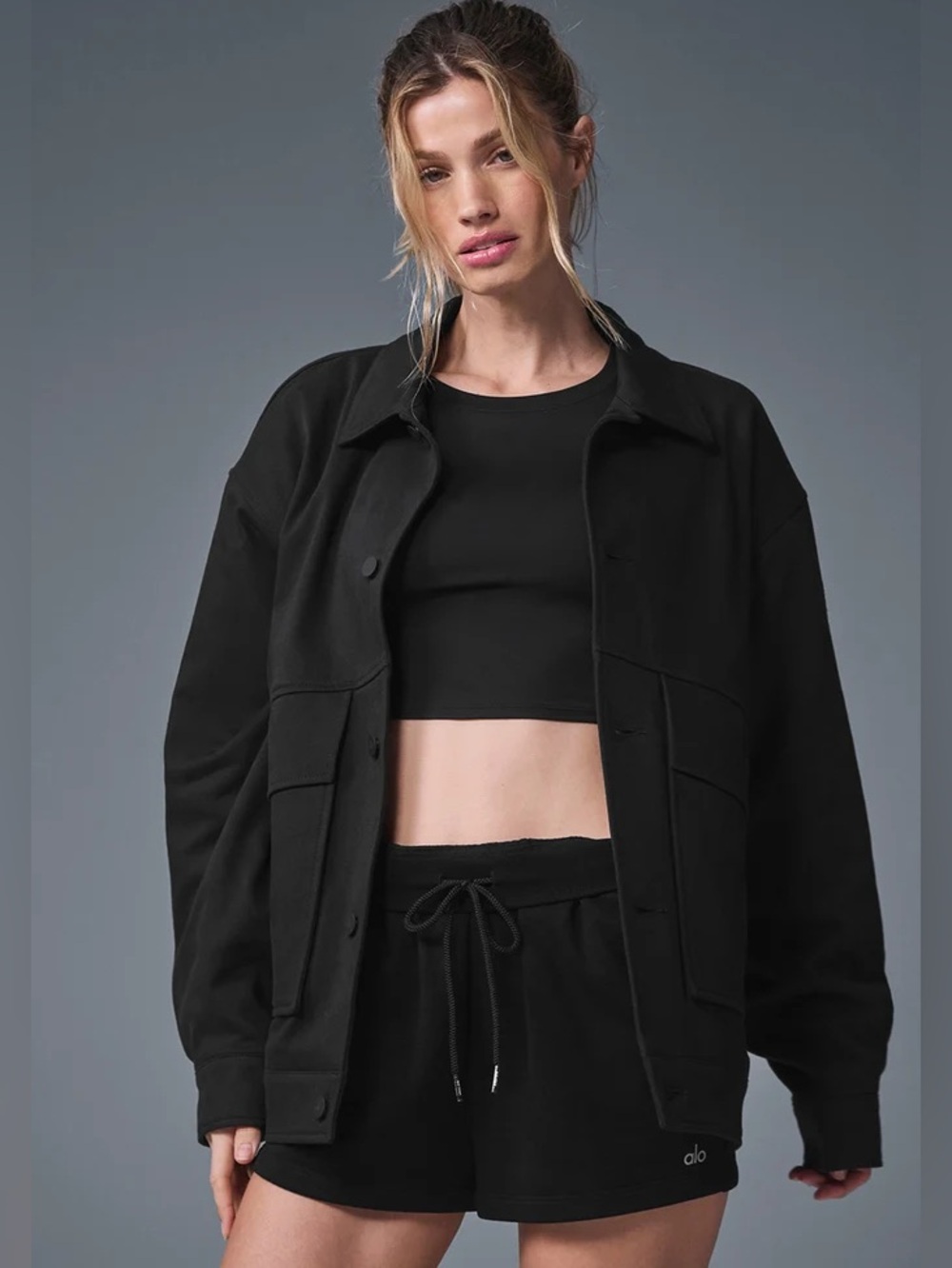 ALO Yoga Unisex One Up Jacket in Black - S